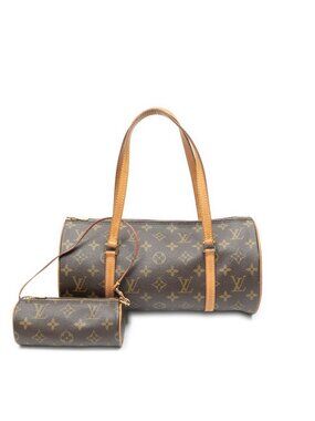 Louis Vuitton Papillon Brown Monogram Canvas Handbag